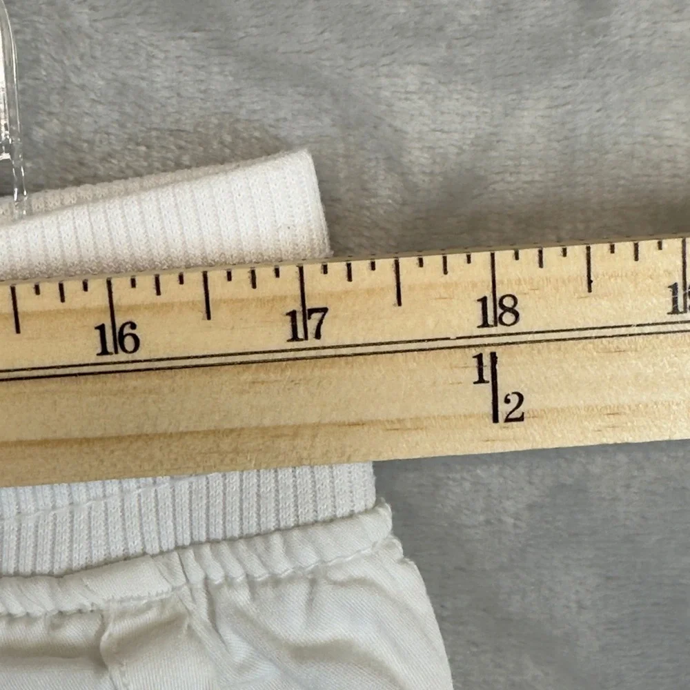 Southpole Authentic Collection Cargo Shorts Men's XL White Elastic Waist Y2K